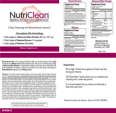 Photo of the Market America HepatoCleanse label