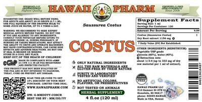 Costus Alcohol Free
