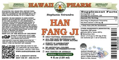 Han Fang Ji Alcohol Free