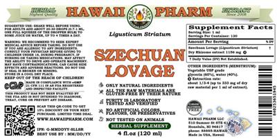 Szechuan Lovage Alcohol Free