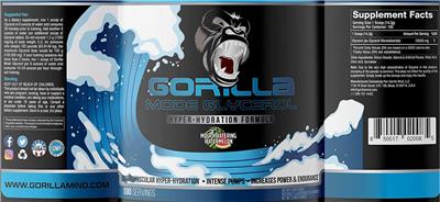 Photo of the Gorilla Mind Gorilla Mode Glycerol Mouthwatering Watermelon label
