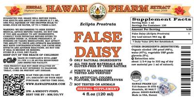Photo of the Hawaii Pharm False Daisy label