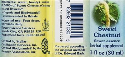 Sweet Chestnut Flower Essence