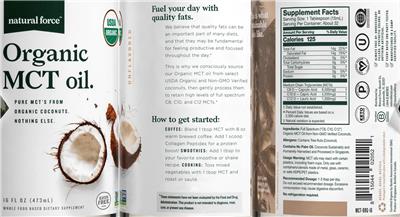 Organic MCT Oil Unflavored