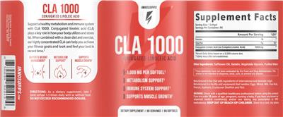 Photo of the INNOSUPPS CLA 1000 label