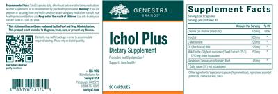 Photo of the Genestra Brands Ichol Plus label