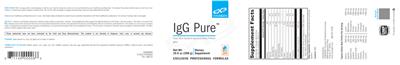 Photo of the XYMOGEN IgG Pure label