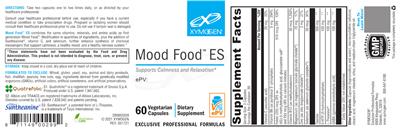 Photo of the XYMOGEN Mood Food ES label