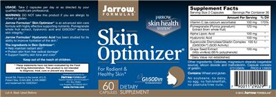 Photo of the Jarrow Formulas Skin Optimizer label