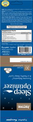 Photo of the Jarrow Formulas Sleep Optimizer label
