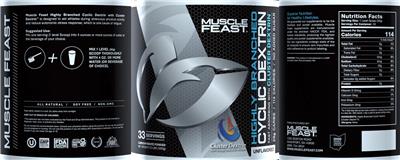 Photo of the Muscle Feast Highly Branched Cyclic Dextrin Unflavored label