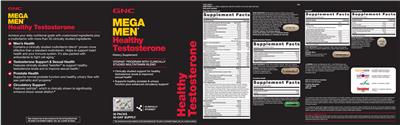 Photo of the GNC Mega Men Circulatory Health label