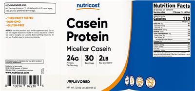 Casein Protein 24 g Unflavored