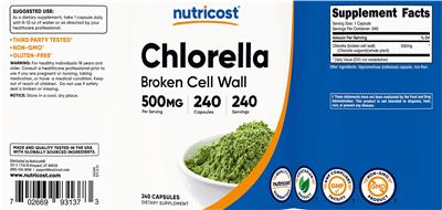 Chlorella 500 mg