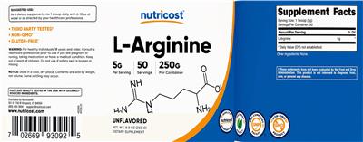 L-Arginine 5 g Unflavored