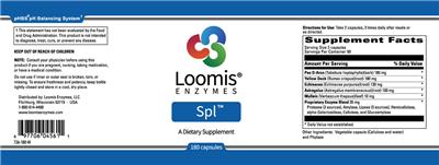 Photo of the Loomis Enzymes Spl label