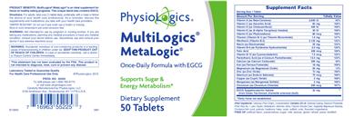 Photo of the PhysioLogics MultiLogics MetaLogic label