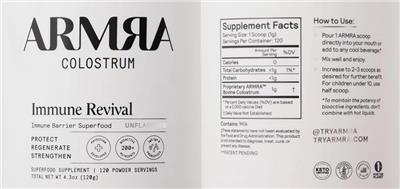 Colostrum Unflavored