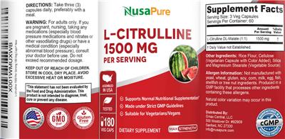 L-Citrulline 1500 mg