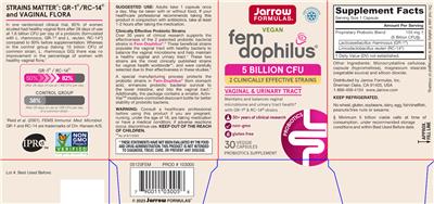 Label of Fem Dophilus