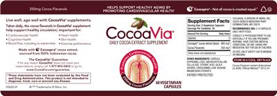 Photo of the Mars CocoaVia label