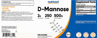 D-Mannose 2 g Unflavored
