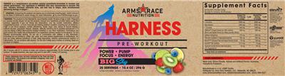 Photo of the Arms Race Nutrition Harness Big Sky label
