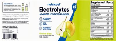 Electrolytes Advanced Hydration Powder Orchard Blast