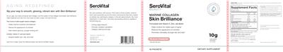 Photo of the Serovital Beauty Marine Collagen Skin Brilliance Peach Passion label