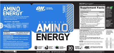 Essential AMIN.O. Energy Blueberry Lemonade