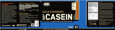 Gold Standard 100% Casein Chocolate Peanut Butter