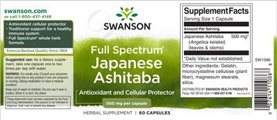Full Spectrum Japanese Ashitaba 500 mg