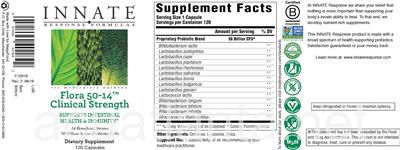 Label of Flora 50-14 Clinical Strength