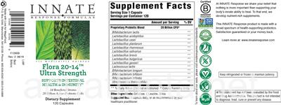 Label of Flora 20-14 Ultra Strength