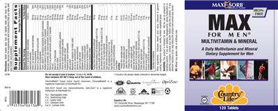 Max For Men Iron-Free