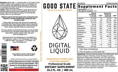 Photo of the Good State Digital Liquid label