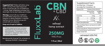 CBN + CBD 250 mg