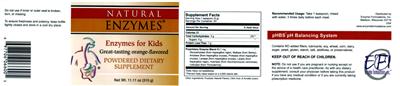 Enzymes For Kids Orange-Flavored