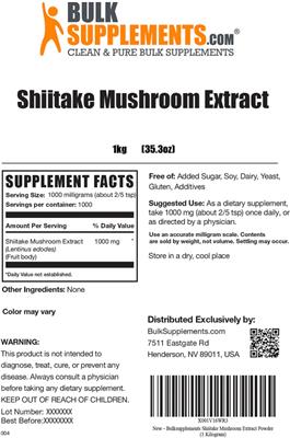 Shiitake Mushroom Extract