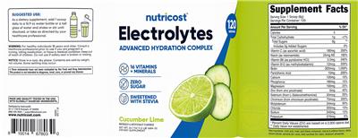 Electrolytes Advanced Hydration Complex Cucumber Lime