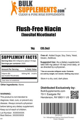 Flush-Free Niacin (Inositol Nicotinate)