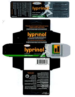 Photo of the Enzymatic Therapy Lyprinol label