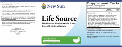 Label of Life Source