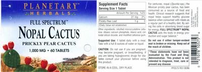 Full Spectrum Nopal Cactus Prickly Pear Cactus