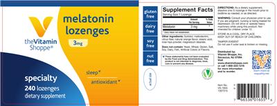Melatonin Lozenges 3 mg