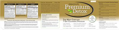 Photo of the Herbal Clean Evening Solution label