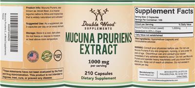 Mucuna Pruriens Extract 1000 mg