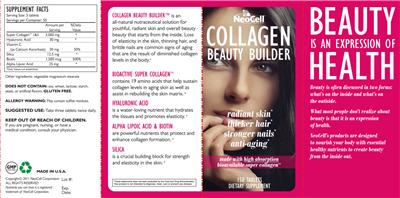 Photo of the NeoCell Collagen Beauty Builder label