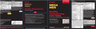 Photo of the GNC Mega Men Circulatory Health label