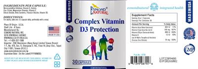 Product label image for Complex Vitamin D3 Protection